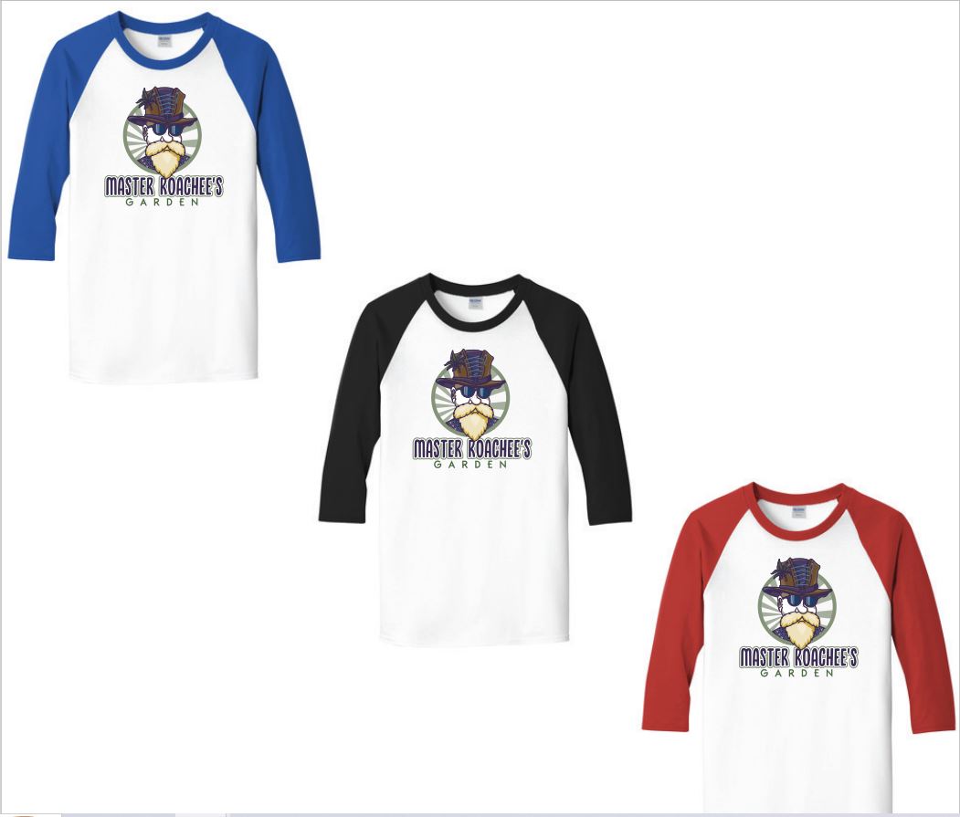 "Master Roachee's Garden" Raglan Shirts